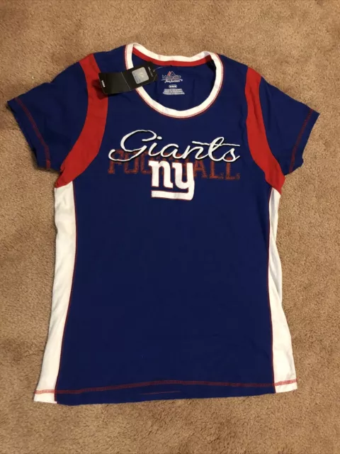 Womens Medium Majestic/Nfl New York Giants Shirt - Nwt