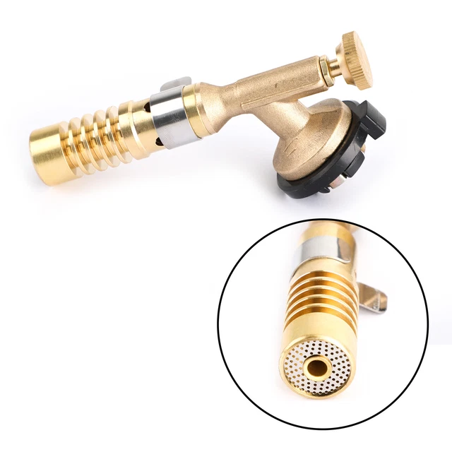 BRÛLEUR À GAZ Bec Bunsen Chalumeau Brûleur Soudage Briquet + Gaz 227g