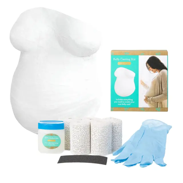 Belly Casting Kit, Pregnancy Keepsake Making Kit, Easy to Make DIY Plaster Cast