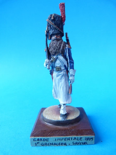 04F60 ANCIENNE POUPÉE SOLDAT EMPIRE C.D.C MOLLARD dragon trompette 9eme