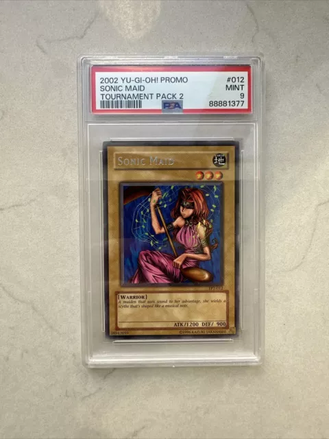 Yugioh PSA 9 Sonic Maid TP2-012 - Rare