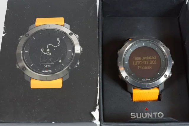 Suunto Traverse GPS Bluetooth Smart Watch, Amber, SS021844000