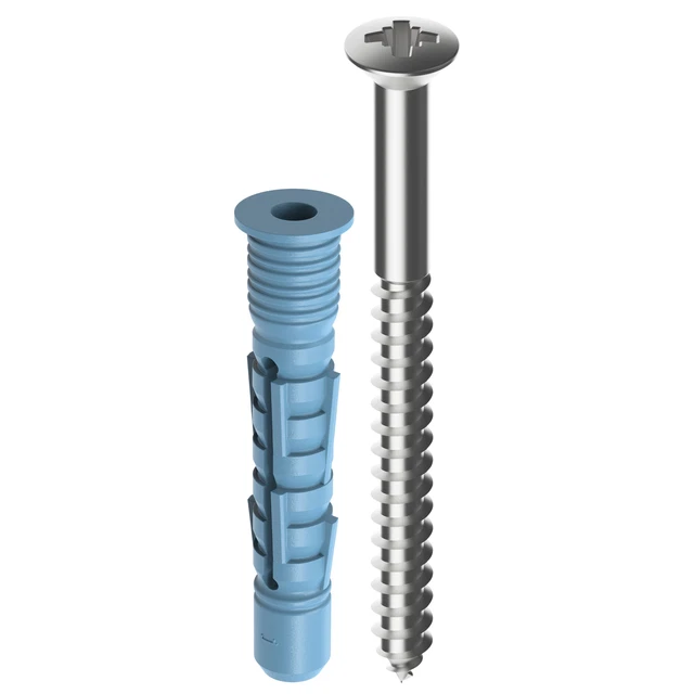 Assortimento tasselli multiuso TOX Aqua Stop Pro con viti e trapano - 62 pezzi