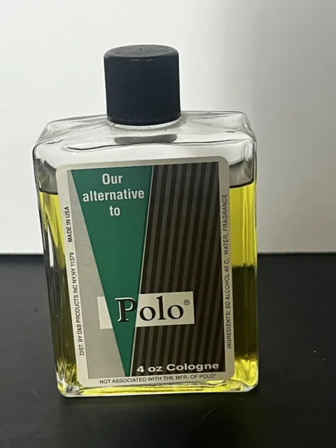 Vintage Designer Alternative Fragrances version POLO Cologne D&B Products 4 Oz