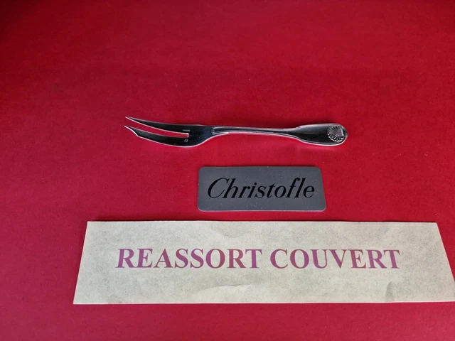 Forchetta Bulot 14.7 CM Vendome christofle Molto Bel Stato Metallo Argentato