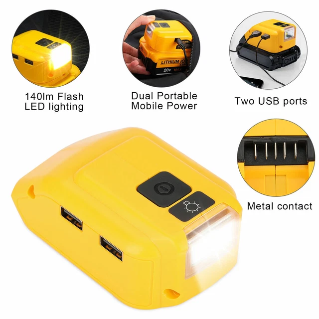 Dewalt dcb090 2025 usb power source