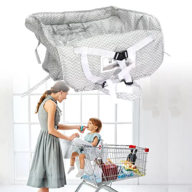 Baby Shopping Trolley Cart Seat Cushion Pad Child High Chair Cover Protector
