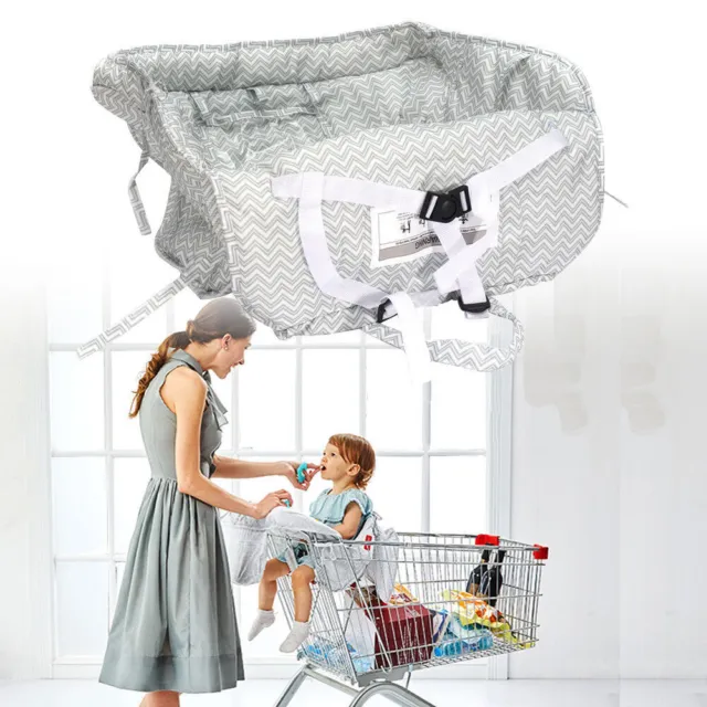 High Chair Protector Cover Baby Shopping Trolley Cart Seat Mat Hygienic Cushion