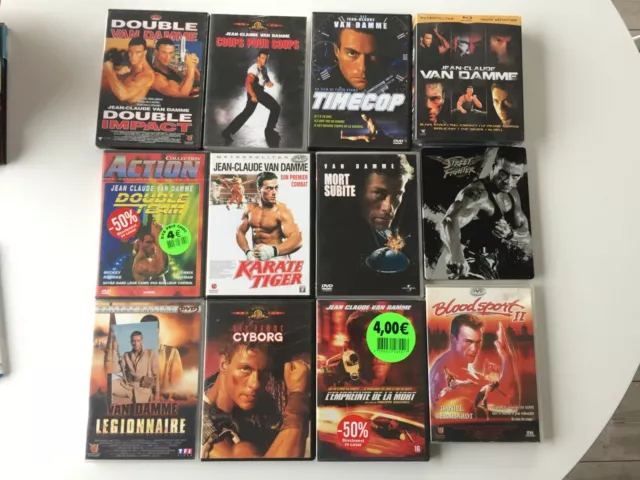 Lot DVD/Bluray Jean Claude Van Damme (coffret/steelbook) Street fighter/Timecop