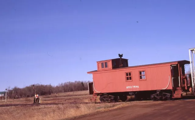 APXX Railroad Train Caboose Original Photo Slide
