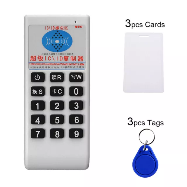 IC NFC ID Card RFID Writer Copier Reader Duplicator Access Control+ 6 CardsR-tz