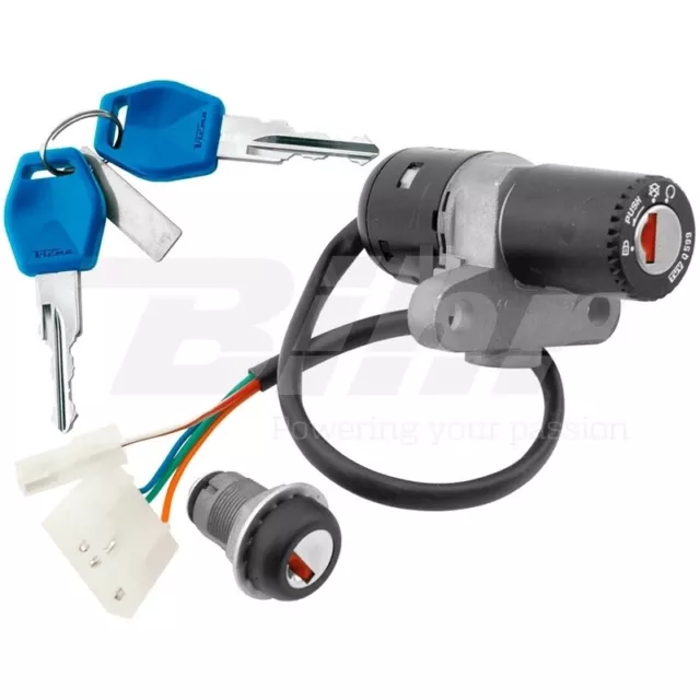 Blocco Accensione + Serratura Sella Chiavi Derbi SENDA 50 HYP DRD EVO 2008-2012