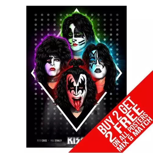 Kiss Bb1 Poster Art Print A4 A3 Size Buy 2 Get Any 2 Free