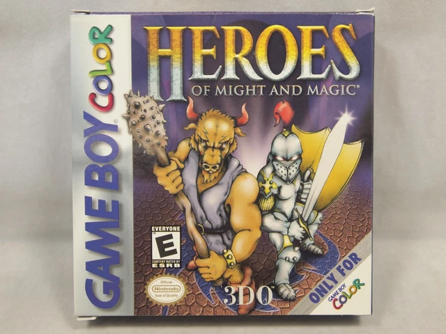 HEROES OF MIGHT and Magic (Game Boy Color | GBC) Authentic BOX ONLY £27 ...