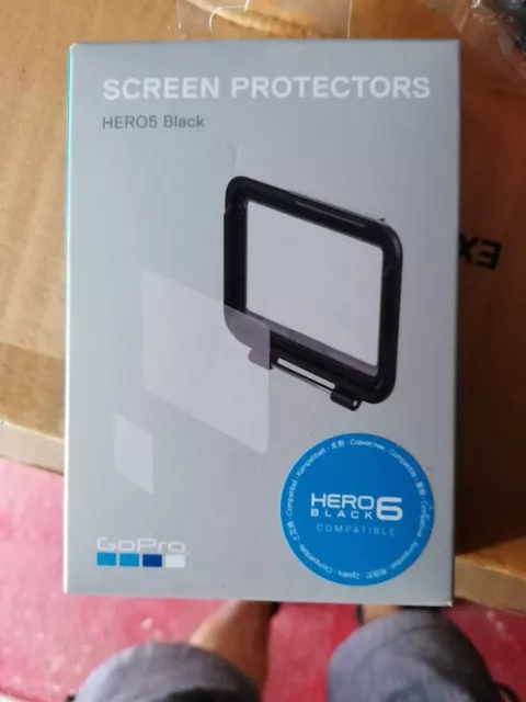 Protectores de pantalla GoPro Hero 5 - negros compatibles con Hero 6 negros