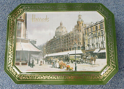Harrods Harrods Knightsbridge Biscuit Tin Vintage 2000s Vic Millington Artwork Storage 