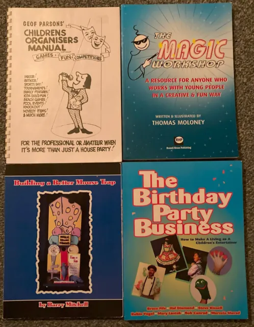 4 X Books for the childrens entertainer