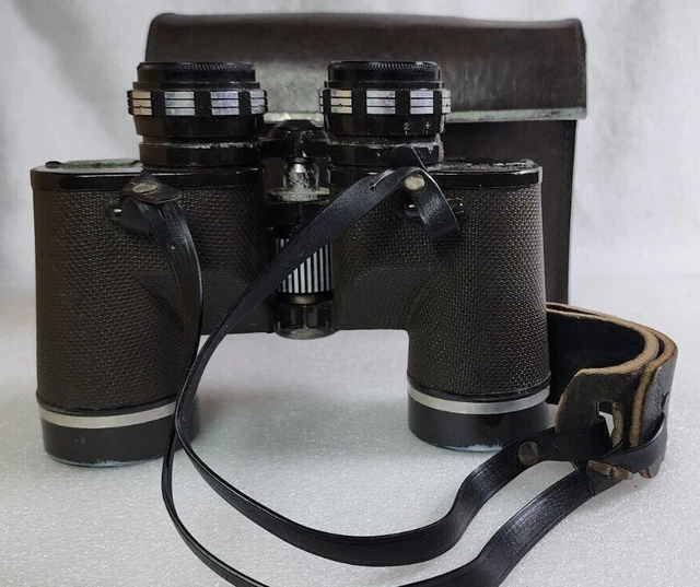 JASON STATESMAN 7X35 Extra Wide Angle Model 138 Binoculars & Case 19.