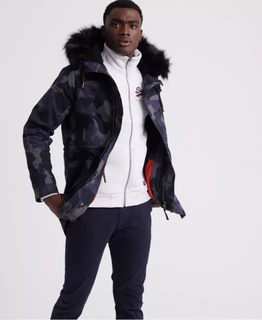 Superdry Mens Mountain Rookie Aviator Parka Jacket