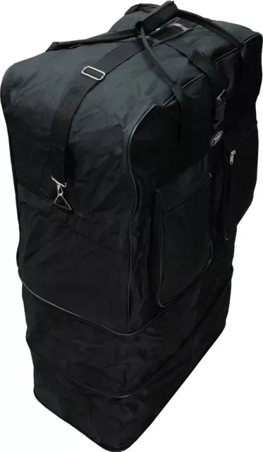 40" XXL Jumbo Expandable Rolling Duffel Bag Wheeled Spinner Suitcase Luggage 4