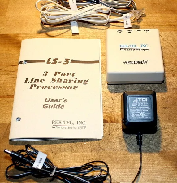 Bek-Tel® Ring Leader™ model LS-3 Signal Ring Line Sharing Call Processor
