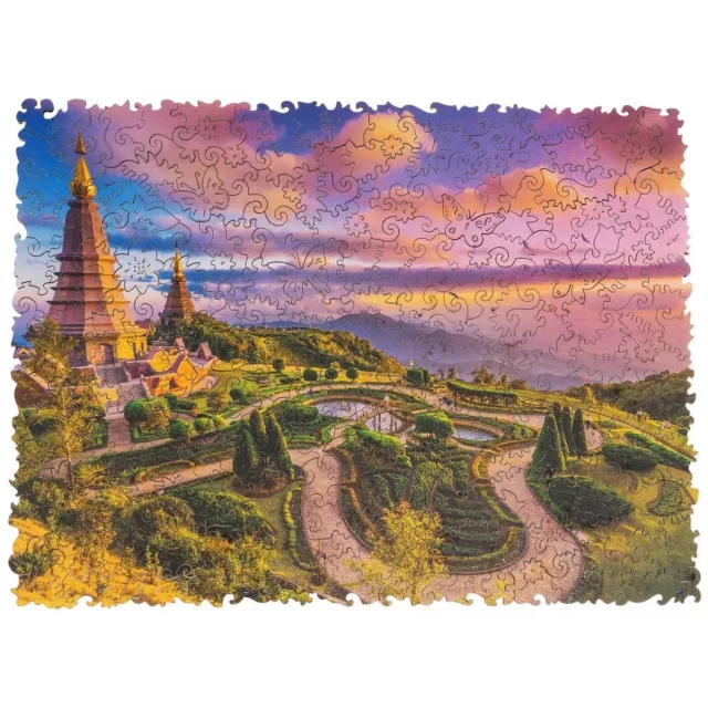 Unidragon Wooden Jigsaw Puzzle ▪︎ Chiang Mai ▪︎ Simple Size S