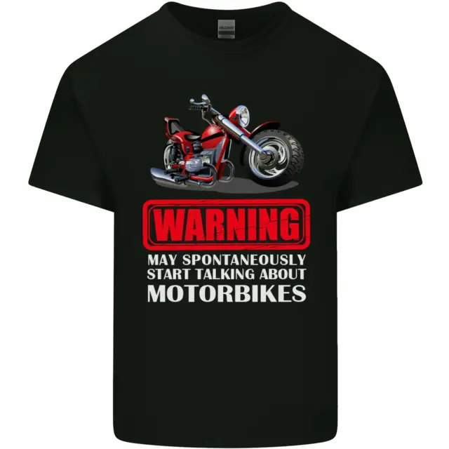 May Start Talking About Motorbikes Funny Mens Cotton T-Shirt Tee Top