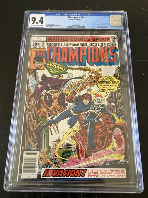 Champions #14  Nm 9.4  Cgc  "1St App. Swarm"