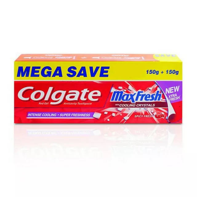 Colgate MaxFresh Cristales de Refrigeración Pasta de Dientes Anticavidad con Picy Fresh 300 gm