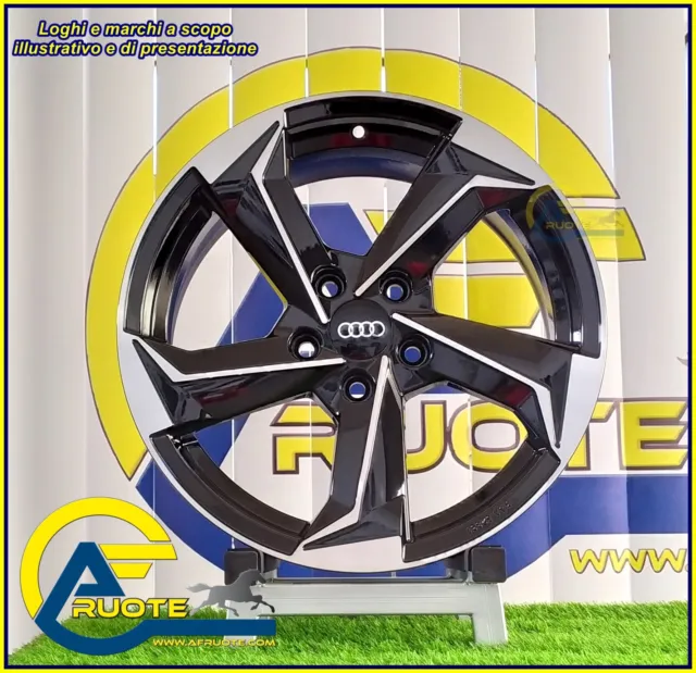 4 Cerchi in lega NAD compatibili AUDI A3 A4 A5 A6 Q2 Q3 Q5 Q8 Q7 TT da 18" NUOVI