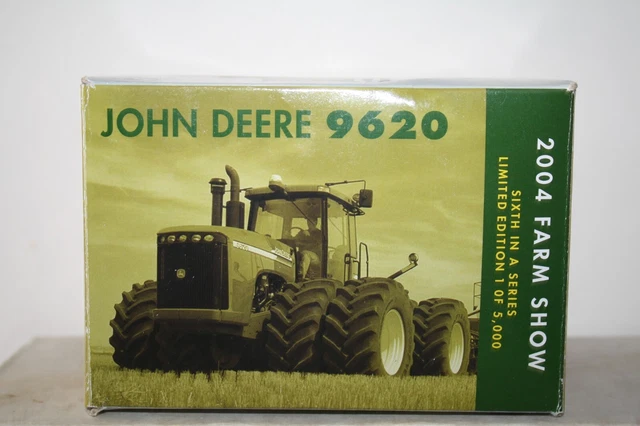 2004 Farm Show John Deere 9620 Tractor Diecast-1/64-Nice-Box-Ertl