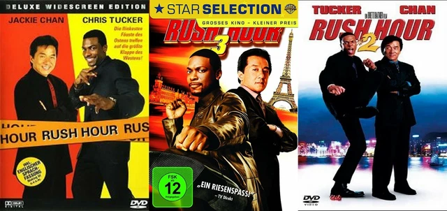 RUSH HOUR 1 / 2 / 3 ( 3 DVDs ) mit Jackie Chan, Chris Tucker, Zhang ...