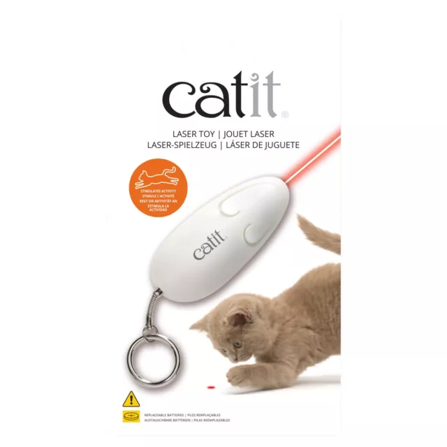 Catit Jouet pour Chat Laser Souris Avec Shining Nez, Neuf