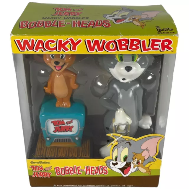 Funko TOM AND JERRY Wacky Wobbler Cartoon Bobble Heads Hanna Barbera Warner Bros 3