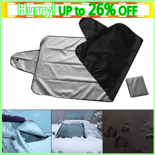 Windscreen Cover Magnetic Car Window Screen Frost Ice Large Snow Dust Protector·