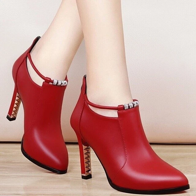 ZAPATOS DE TACON Alto Para Mujer Zapatos De Vestir Elegante Negro