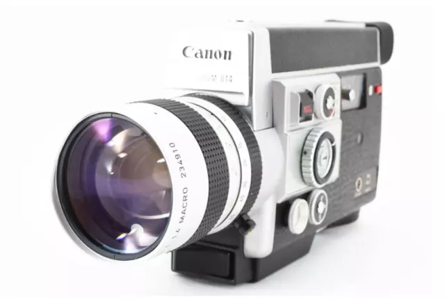 【NEAR MINT w/Strap】 Canon Auto Zoom 814 Electronic Super8 Movie Camera JAPAN