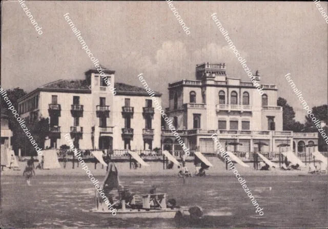 bl687 cartolina lido di jesolo albergo casa bianca venezia veneto