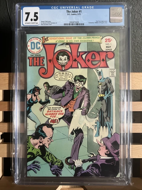 The Joker #1 CGC 7.5 DC Comics 1975 Catwoman Riddler Penguin Batman