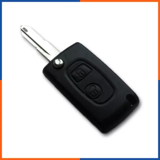 C-63 Fernbedienung mit Plip-Key-Shell für Peugeot 206, 206+, 206 Sedan und 106 3