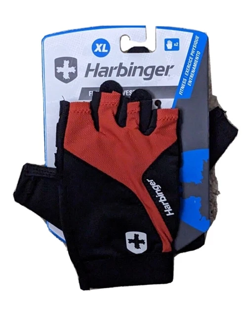Harbinger Unisex FlexFit Weight Lifting Gloves 2.0 - Black/Red