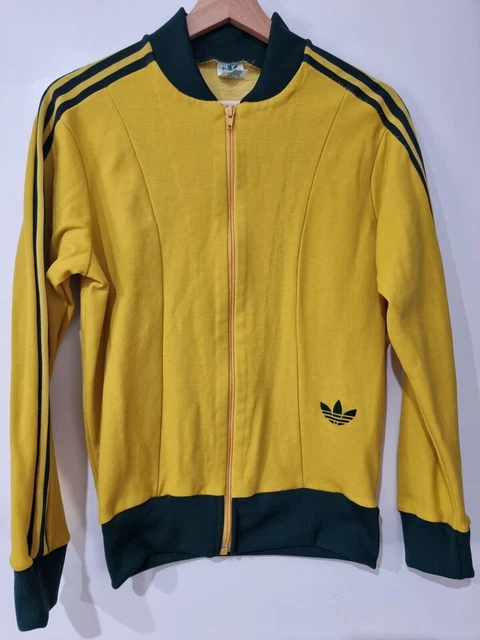 Green and sales gold adidas tracksuit