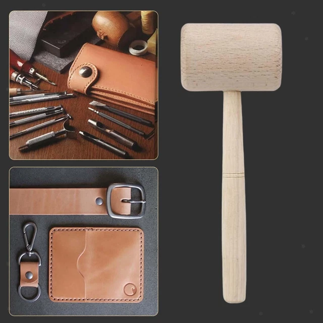 Marteau en bois massif de hêtre Mini marteau Maillet en bois vintage Maillet