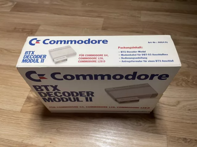 OVP Commodore BTX Decoder Modul II *Sammlerstück* (ungeprüft) 2