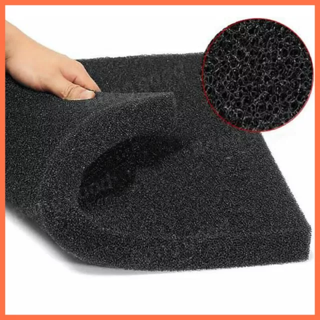 Aquarium Fish Tank Bio Filter Sponge Foam Pad Fine Mesh Biological Biochemical