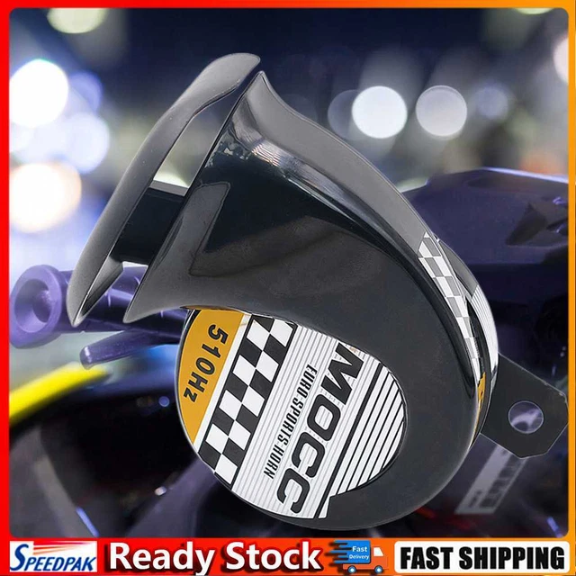 12V Motorcycle Horn Waterproof Snail Air Horn Loud Auto Horns for Motorcycle Car