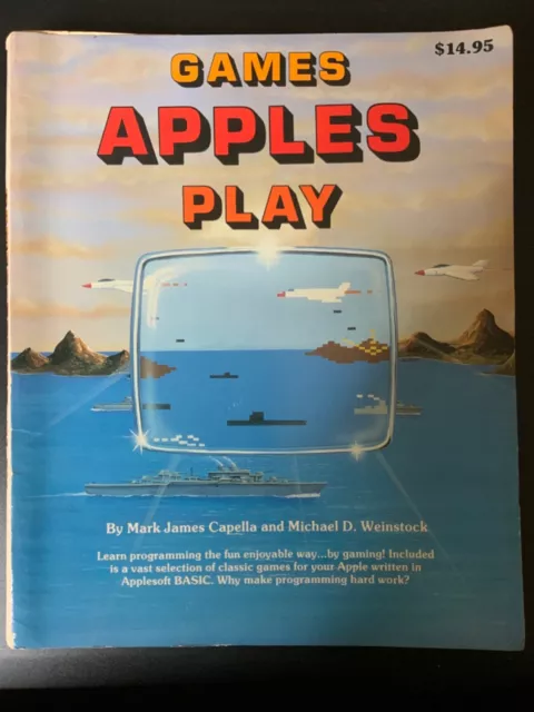 Games Apples Play Book by Datamost Apple II