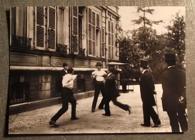 Carte postale Duel Paris Journal , Yvon collection paris 1900 postcard