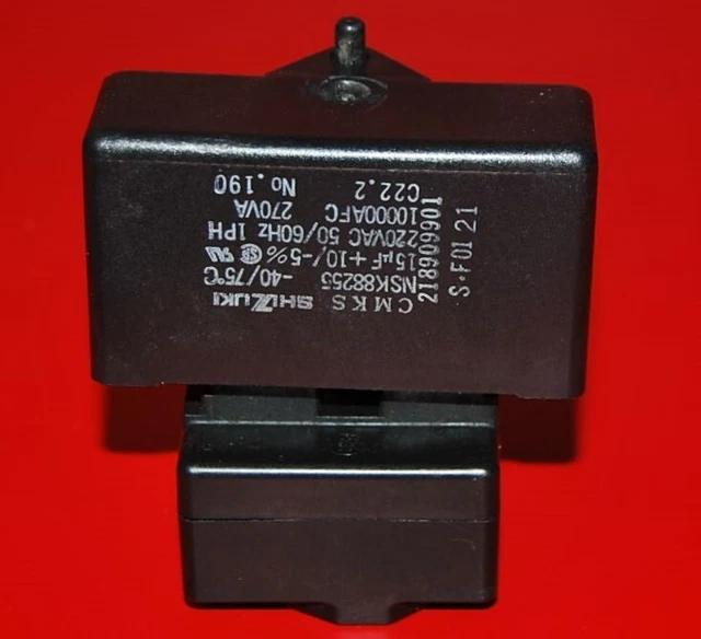 WHIRLPOOL REFRIGERATOR START Relay and Capacitor Part 2212961 30.