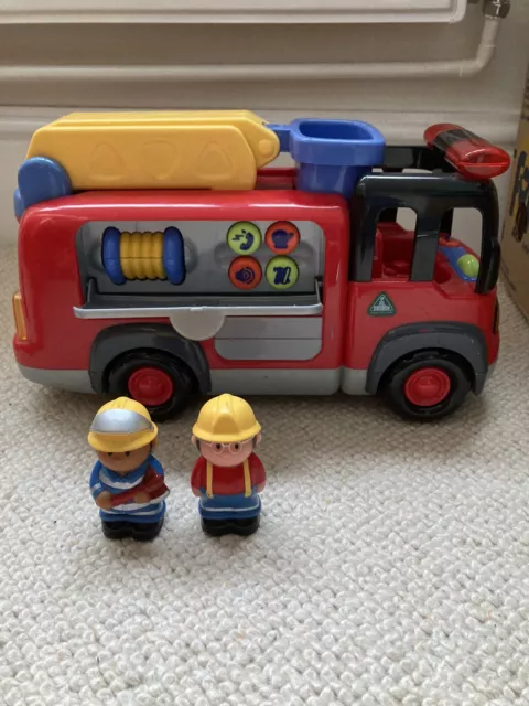 ELC Happyland Original Fire Engine-Plus 2 Figures-Full Working Sounds & Lights